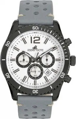 Produktbild von ADORA Nautic AN2275 Herren Herrenuhr Edelstahl Leder Chronograph 10Bar