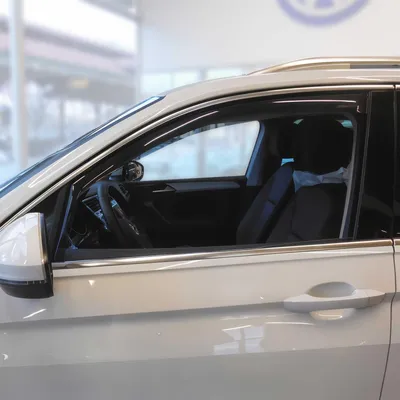 Produktbild von Windabweiser Regenabweiser für VW Tiguan 2016-2024 Dunkel Acryl 2tlg