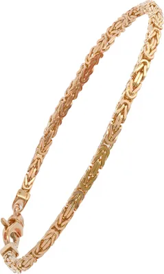 Produktbild von Goldarmband Königskette Armkette Breite 2,5mm massiv 750-18 Karat Gold