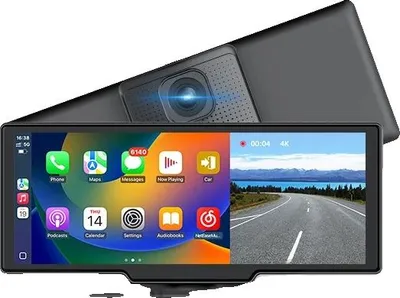 Produktbild von Dash Cam, 4K Dual-Linse, 10,26" IPS-Touchscreen, CZ12-GPS, Keine TF-Karte-b