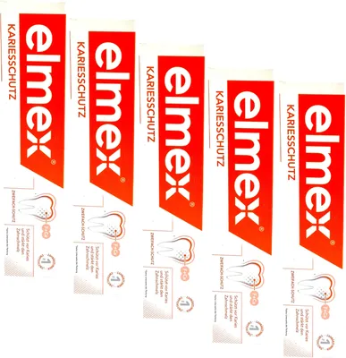 Produktbild von 5x Elmex Zahnpasta Kariesschutz 5x 75ml