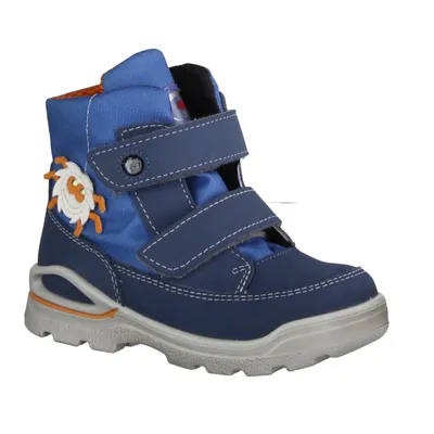 Produktbild von Ricosta Jan 3902702140 Kinderstiefel, Boots, wasserdicht, Blau, Gr 23-28, vegan - Kinderschuhe Gefütterte Kinderstiefel Gr. 18 - 42, Blau