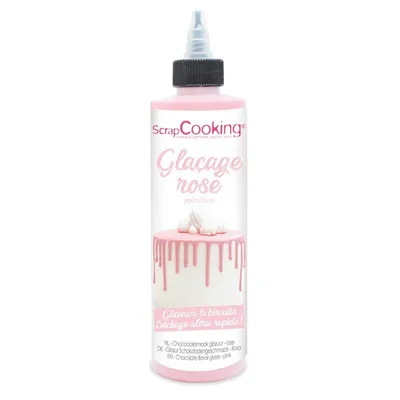Produktbild von Schokoladenglasur 130 g - rosa