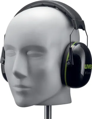 Produktbild von Uvex K10, Kopfband, Konstruktion, Schwarz, Grün, 30 dB