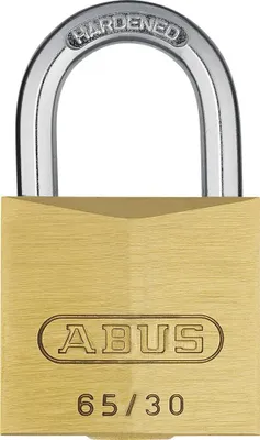 Produktbild von ABUS Vorhängeschloss Messing 65/30 - gl.-304 - gleichschließend