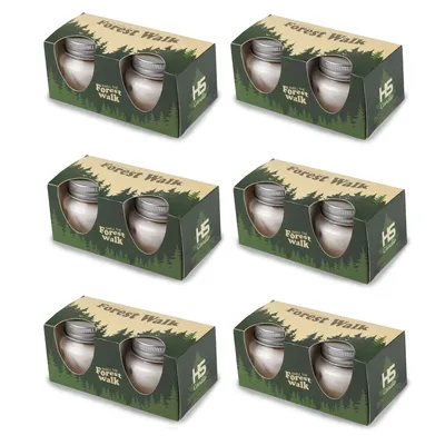 Image de Bougie parfumée en pot avec couvercle - Pack de 12 bougies - Forrest Walk
