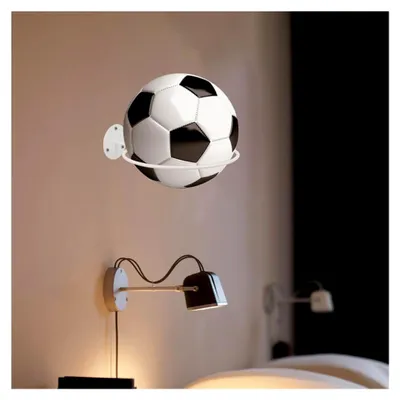 Produktbild von 4 Stück Wandhalterung für Sportbälle aus robustem Material für Basketball, Fußball und Volleyball - Wandmontiertes Ballregal für Zuhause und Fitnessstudio