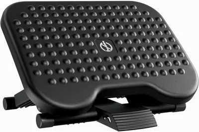 Produktbild von Fußstütze Schreibtisch, 3-Fach höhenverstellbar, Ergonomischer Fußhocker, rutschfeste Fußstütze Fußablage für Heimarbeit, Büro und Reisen