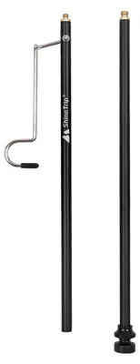 Produktbild von Stainless Steel Desk Lamp Stand for Tactical Camping Storage Basket Versatile Folding Bag Camping Table with Storage