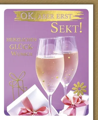 Produktbild von Geburtstag - Glückwunschkarte im Format 11,5 x 13,5 cm mit Umschlag