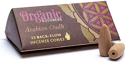 Image de Cônes d'encens à reflux naturel Arabian Oudh - 24 g