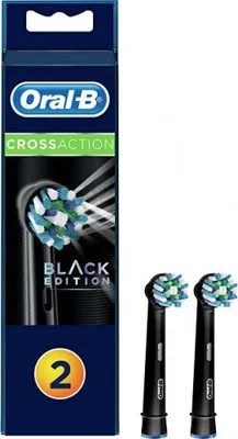 Zdjęcie produktu dla Wymienne główki szczoteczki z technologią CleanMaximiser CrossAction Black, 4 szt