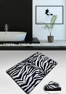 Produktbild von Mijolnir, Strıped (80 x 100), Badematten, Mehrfarbig, Polyester, 80 x 100 cm