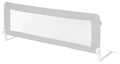 Immagine prodotto di Barriera di sicurezza per letto pieghevole, 102 cm - Protezione anticaduta pieghevole per bambini e neonati - Griglia di sicurezza per lettini - 52 cm di altezza - Grigio