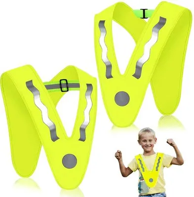 Obrázek produktu pro Azomor Reflexní bezpečnostní vesta pro děti s nastavitelným elastickým páskem