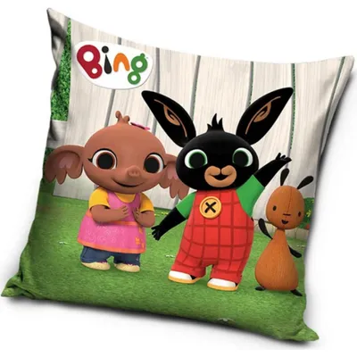 Obrázok produktu pre Detský vankúšik Zajíček Bing Ahoj kamaráti 40x40 cm