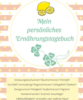 Produktbild von Mein persönliches Ernährungstagebuch
