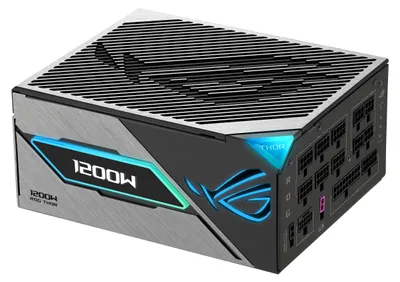 Obrázok produktu pre ASUS ROG -THOR-1200P3-GAMING-E, 1200 W, 100 - 240 V, Aktívny, 125 W, 1200 W, 125 W