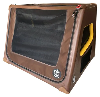 Produktbild von TAMI L – Faltbare Hundebox mit Airbag-Funktion für große Hunderassen