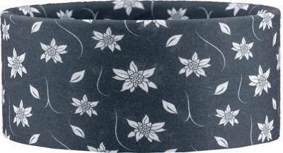 Produktbild von ARECO Funktions-Stirnband schwarz / Blumen schwarz / Blumen