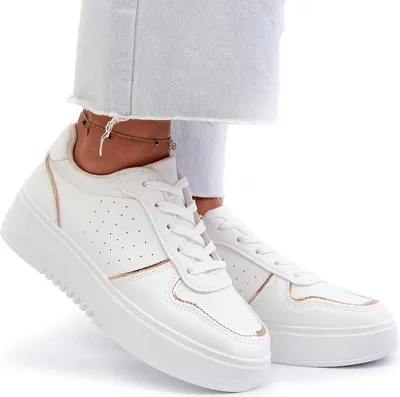 Produktbild von Weiße Plateau-Sneaker für Damen Tessama 37