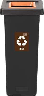 Image de Igotrend, 720006 Poubelle assortie 53 l, FIT BIN noir/marron