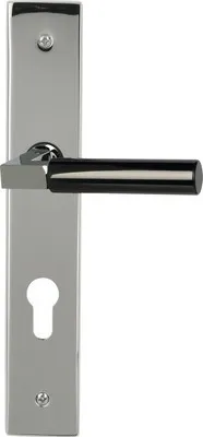 Produktbild von Langschildgarnitur PZ Aida Chrom/schwarz