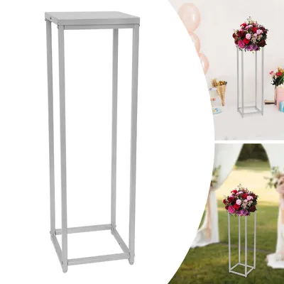 Produktbild von Blumenständer Metallsäule Blumenregal Prop Metallkunst Geometrische Pflanzensäule Hochzeit Dekosäul