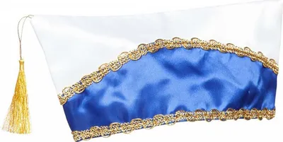 Produktbild von Narrenkappe blau-weiß - Karnevalsmütze für Fasching