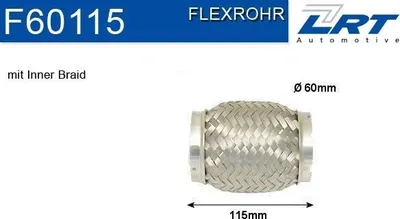 Produktbild von LRT F60115 Flexrohr Abgasanlage Auspuffrohr