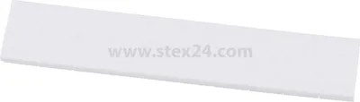 Productafbeelding van Phoenix Contact markeerstrips, 10-delig, onbedrukt, type ZB 5, onbedrukt, materiaal: polyamide (PA), kleur: wit, vergrendelmaat: 5,2 mm