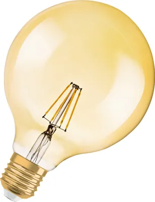 Produktbild von Osram E27 LED Globe Filament Vintage 4W 410Lm warmweiss 4099854091179 wie 35W