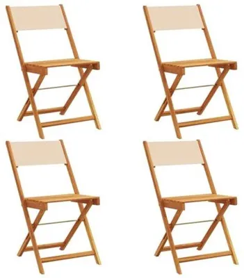 Produktbild von Famanu Faltbare Gartenstühle 4 Stück - Bequeme Liegestühle für den Außenbereich