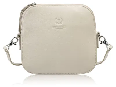 Produktbild von Damen kleine Leder Clutch Tasche Crossbody Handtasche beige Paolo Peruzzi AY-24-BG