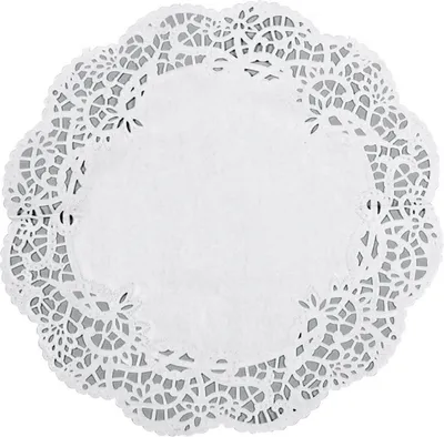 Produktbild von DEMMLER Spitzenpapier Torte 36cm weiß 6St Haushaltspack