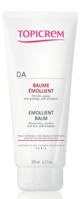 Image de Baume corporel pour peaux sèches, sensibles et atopiques DA (Emollient Balm), 75 ml