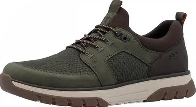 Zdjęcie produktu dla Rieker Sportowe sznurowane buty męskie 32303835393033 Zielone 41 EU