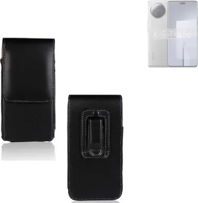 Produktbild von K-S-Trade Gürteltasche kompatibel mit Xiaomi Civi 3 Schutz Hülle Handy Hülle mit Magnetverschluss Holster in schwarz