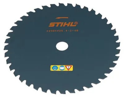 Image de Couteau à herbe antiprojection 40 dents 250x25,4mm - STIHL - 4001-713-3806