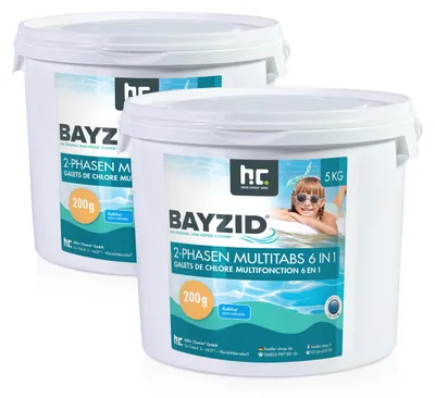 Produktbild von 2x 5 kg BAYZID® 2-Phasen-Multitabs 200g 6in1