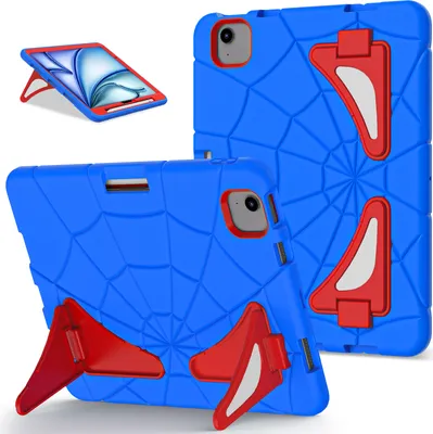 Obrázek produktu pro Ochranný obal pro iPad Air 11 M2 (2024) robustní nárazuvzdorný stojan pro děti chlapce modré