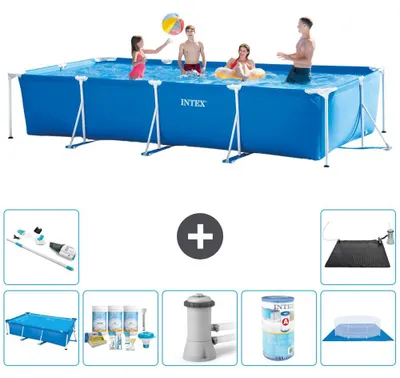 Imagen del producto de Piscina rectangular de estructura - 450x220x84 cm - 8 piezas - Modelo S40317