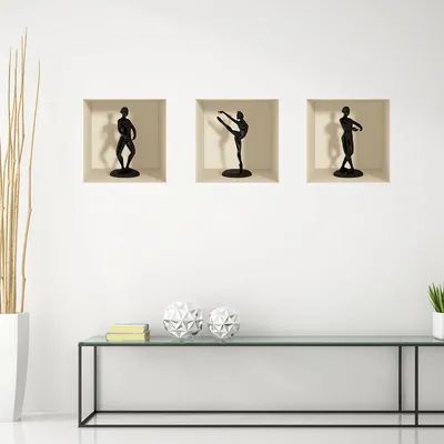 Immagine prodotto di Adesivo 3D con ballerina, 40 x 120 cm