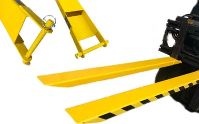 Produktbild von Gabelverlängerung geschlossen 2,0m 100x45mm Zinkenverlängerung Gabelzinken Gabelverlängerungen #403
