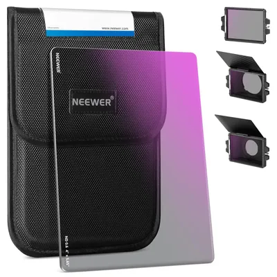 Immagine prodotto di Filtro ND quadrato NEEWER ND0,6 (riduzione di 2 stop), dimensioni 4 x 5,65 pollici, con rivestimento a doppio strato