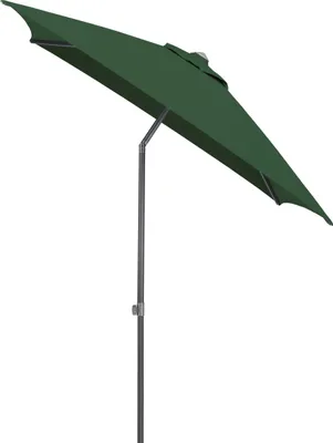 Produktbild von KETTLER Easy Push Schirm 200x200 cm, UPF 50+, anthrazit matt/ grün, Aluminium/Polyester mit PolyurethanBeschichtung