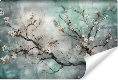 Produktbild von Muralo Vlies Fototapete BLUMEN Kirschblüten Natur Wanddekoration Br. 90cm x Hö. 60cm