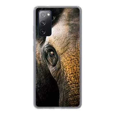 Produktbild von MuchoWow® Handyhülle Schutzhülle Hülle für Samsung Galaxy S20 FE Elefant - Nahaufnahme - Tiere - Natur Silikon Softcase Handy Hülle - Abdeckung