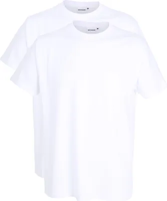 Produktbild von GÖTZBURG Herren T-Shirt, kurzarm, Baumwolle, Single Jersey weiß uni, 2er Pack Größe: 4XL