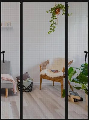 Zdjęcie produktu dla Magnetyczna moskitiera do drzwi balkonowych i tarasowych bez wiercenia 152x205 cm
